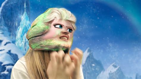 The Mask Girl Wear Frozen Transformations Youtube