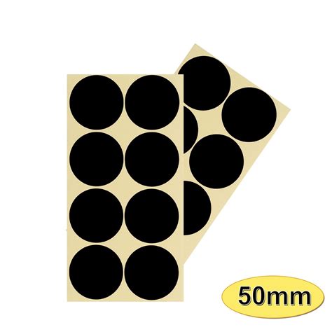 16 X 50mm Coloured Dot Stickers Round Sticky Adhesive Spot Circles Paper Labels Ebay