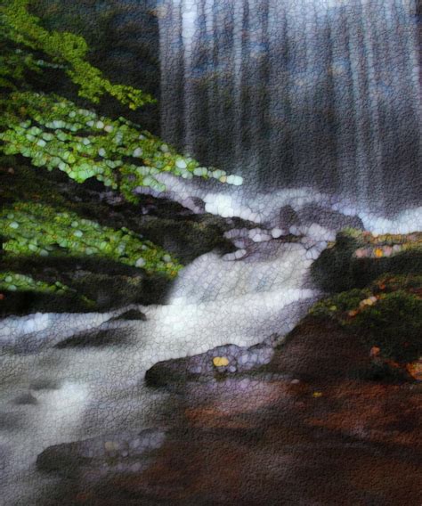 Falls Painting By Jack Zulli Pixels