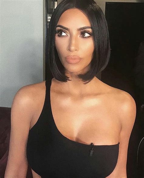 Kim Kardashian West Flaunts Her New Hairstyle Photosimagesgallery 94788