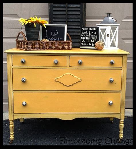 1000 Ideas About Yellow Painted Dressers On Pinterest Dresser