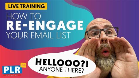 How To Re Engage Your Email List Insider Tips Youtube