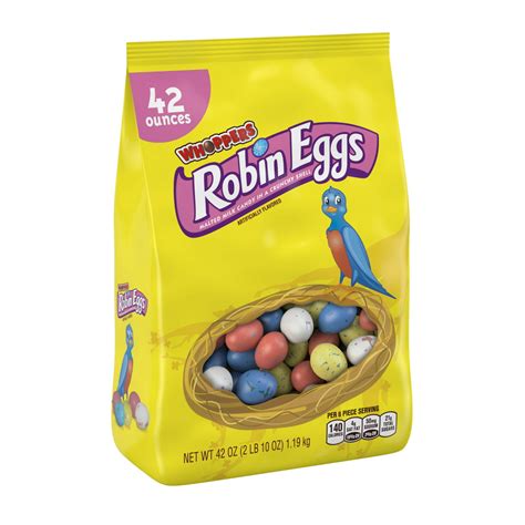 Whoppers Robin Malted Milk Easter Egg Candy 42 Oz