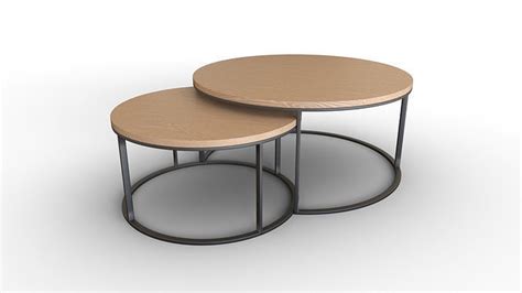 Round Coffee Table Free 3d Model Cgtrader