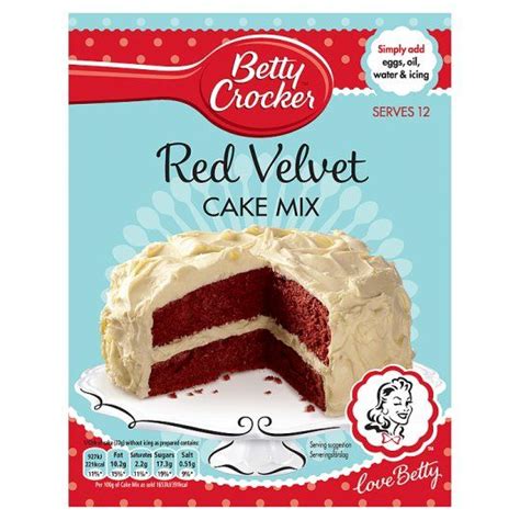 Betty Crocker Red Velvet Cake Mix 425g Galea Supermarket