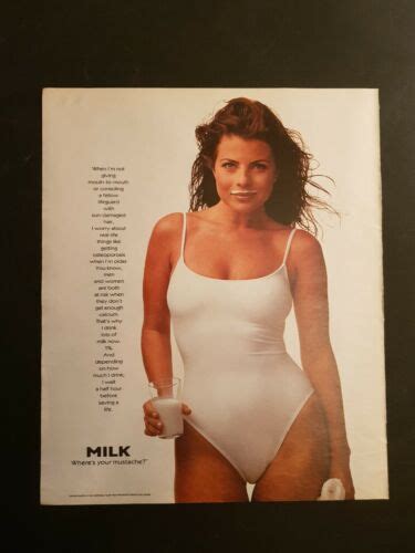 Got Milk Original Print Ad Vintage Yasmine Bleeth Baywatch Girl