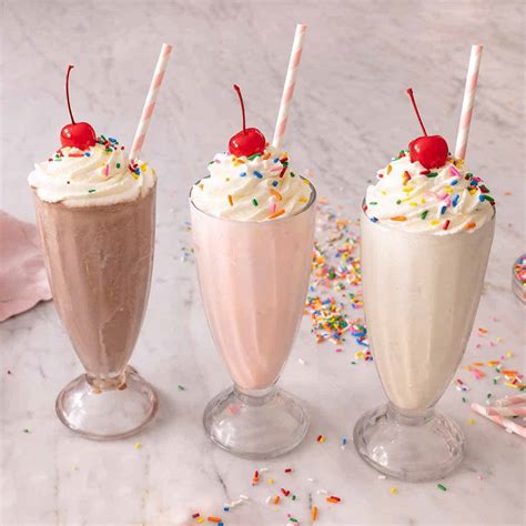 Top 4 Milkshake Recipes