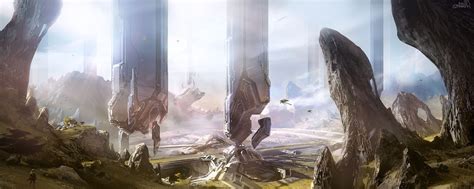 Artstation Halo 4 Forerunner Structures Sparth Concept Art