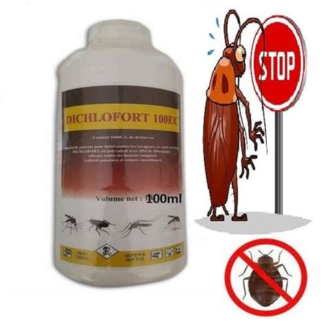 Dichlofort Insecticide Pour Punaise De Lit Insecte Cafards 100ml