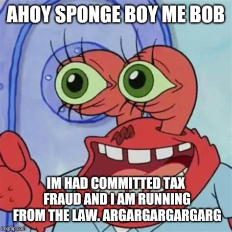 Run From The Law Spongeboy Me Bob Know Your Meme