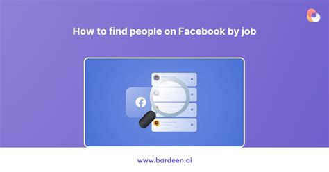 How To Find People On Facebook By Job