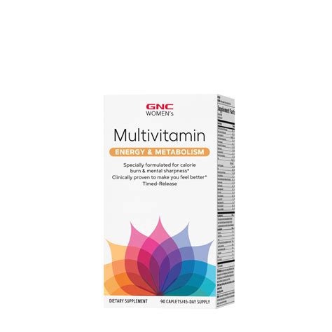 Gnc Womens Multivitamin Energy And Metabolism 1 Pack With 90