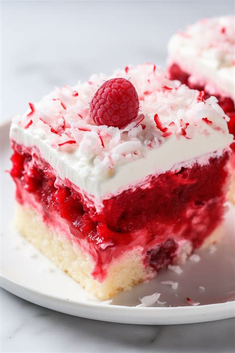 Raspberry Zinger Poke Cake Recipe