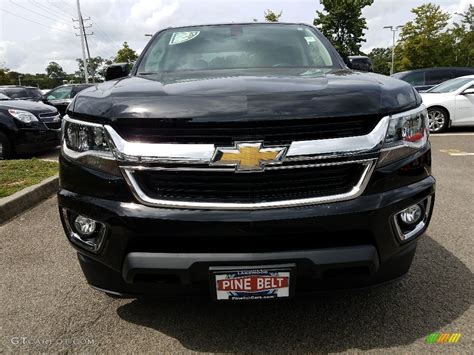 2018 Black Chevrolet Colorado Wt Crew Cab 4x4 122467425 Photo 2