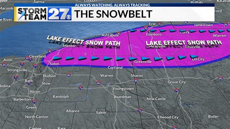 A Winter Forecast Will Include Lake Effect Snow Where Is The Snowbelt