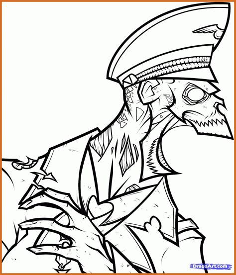 Cartoon Zombie Coloring Pages At Free Printable Colorings Pages To Print And