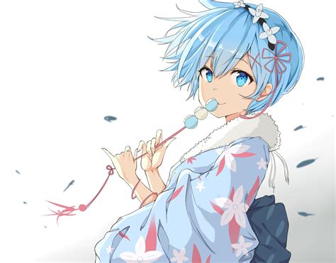 Rezero Rem Wallpapers Top Free Rezero Rem Backgrounds Wallpaperaccess