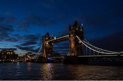 Bridge London Tower Night Wallpapers 4k Background