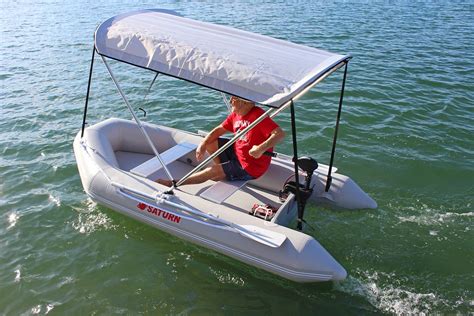 Shop Folding 2 Bow Sun Shade Bimini Tops For Inflatable Boats Kaboats