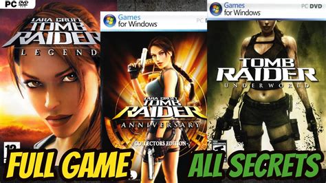 Tomb Raider Trilogy Pc 100 All Secrets And Artifacts Gameplay