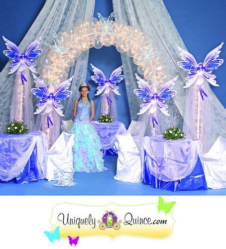 Fairyland Theme Sweet Sixteen Decorations Butterfly Centerpieces