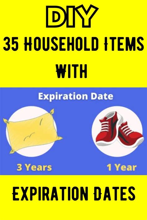 35 Household Items You Might Not Realize Have Expiration Dates Diy
