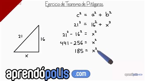 Teorema De Pitagoras Teorema De Pitagoras Matematicas Ejercicios Images