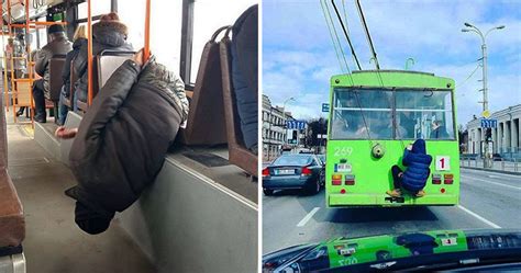 20 ภาพผู้คนแปลก ๆ บนรถโดยสารประจำทาง ที่คุณไม่คิดว่าจะเจอแบบนี้มาก่อน ...