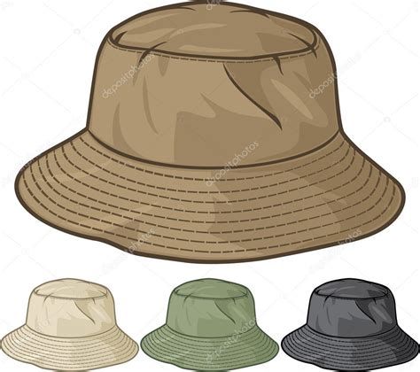 Pictures: bucket hat | Bucket hat collection (bucket hat set) — Stock