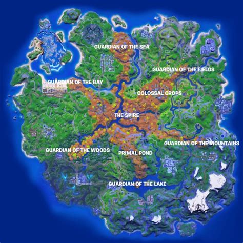 Fortnite Chapter 2 Season 6 Map Colossal Crops The Spire More