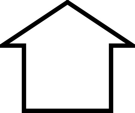 Free Clipart Simple House Icon Objects Clipartix