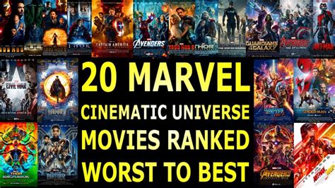The second thor movie, often listed near the bottom of mcu movie rankings, is definitely funnier than people remember.as always, thor has some good lines, darcy is still around, and an unhinged dr. All 20 MCU Movies Ranked Worst To Best - YouTube