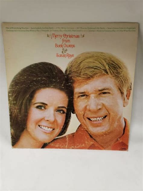 Merry Christmas From Buck Owens And Susan Raye St 837 Lp Ebay