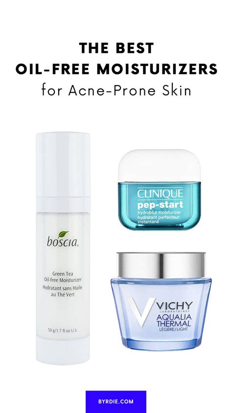 The Best Moisturizers For Acne Prone Skin Skin Care Pimples Oily Skin