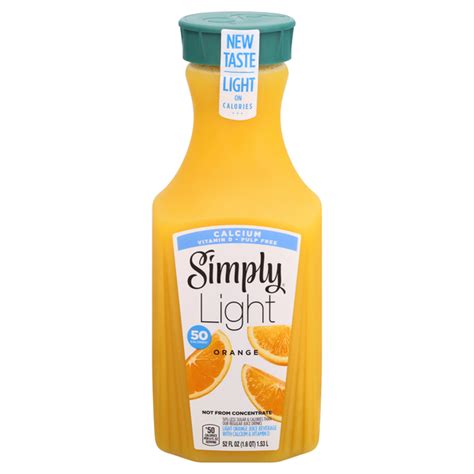 Save On Simply Light Orange Juice Pulp Free Order Online Delivery