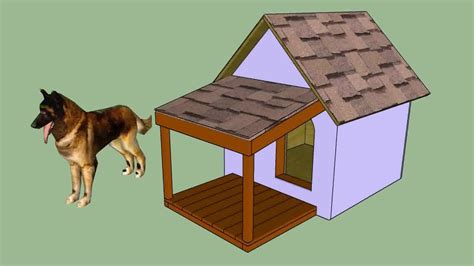 Dog House Plans With Hinged Roof