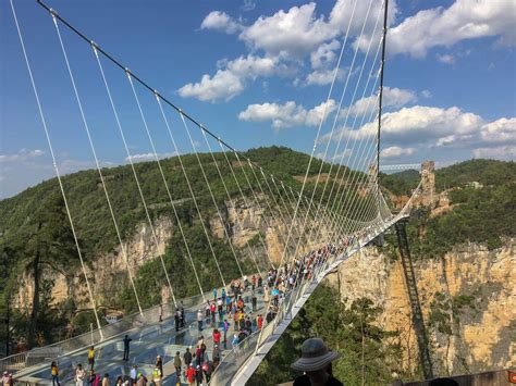 Virtual Vacation Destination Zhangjiajie Glass Bridge China