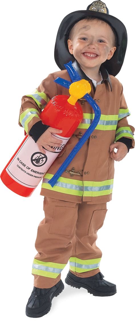 Firefighter Child Costume Tan Firefighter Costume Firefighter