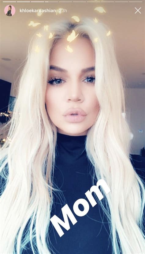Khloé Kardashian Platinum Blonde Hair 2018 Popsugar Beauty Uk