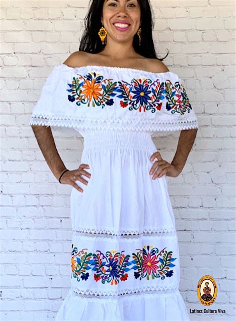 Mexican Fiesta Embroidered Dress Best Mexican Dresses Mexican