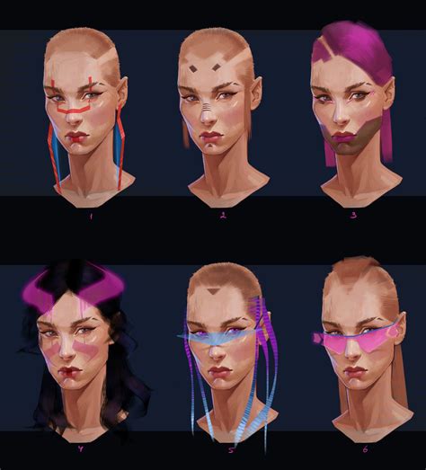 Artstation Research Face Concepts