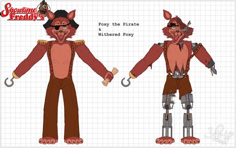 Withered Foxy Saf Reference Sheet By Valentingaio On Deviantart