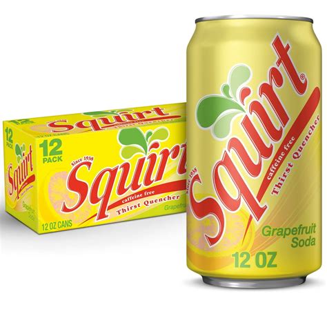 Squirt Citrus Soda 12 Fl Oz Cans 12 Pack