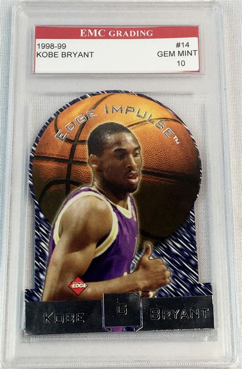 Rookie cards, autographs and more. Lot - 1998-99 Collector's Edge #14 Kobe Bryant Basketball Card GRADED GEM MINT 10