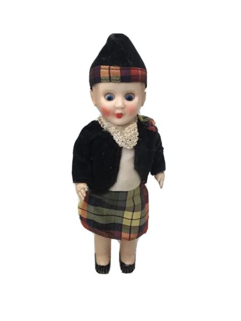 Vintage Scottish Kilt Dressed Doll 644 Picclick