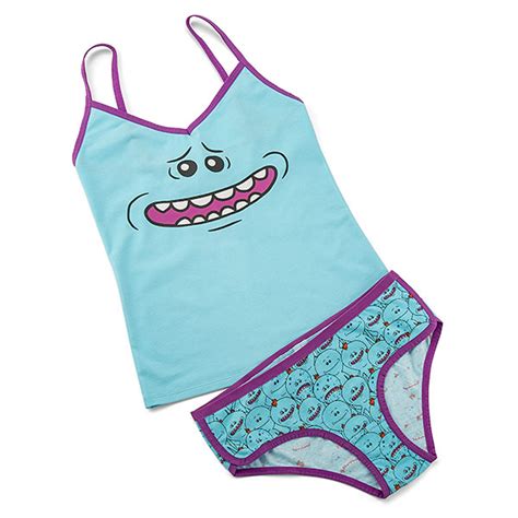 Rick And Morty Mr Meeseeks Tank And Panty Set Accessory Movie T