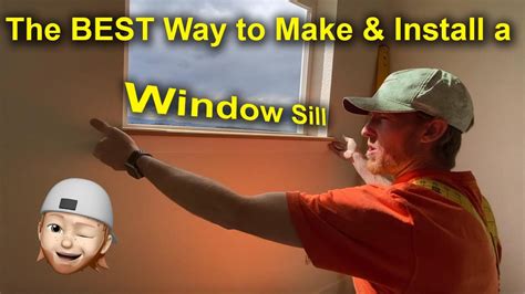 How To Build And Install Window Sill And Apron Easy Diy Step By Step