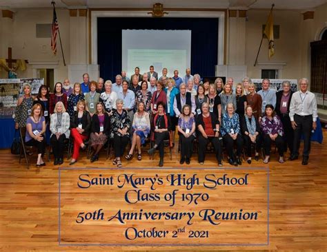 St Marys Class Of ‘70 50th Reunion