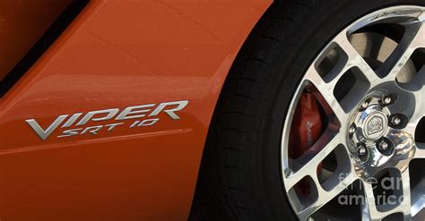 Viper Srt 10 Emblem And Wheel Photograph By Bob Christopher Pixels