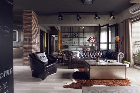 Modern Apartment Design For Men With Heros Retreat Theme Looks